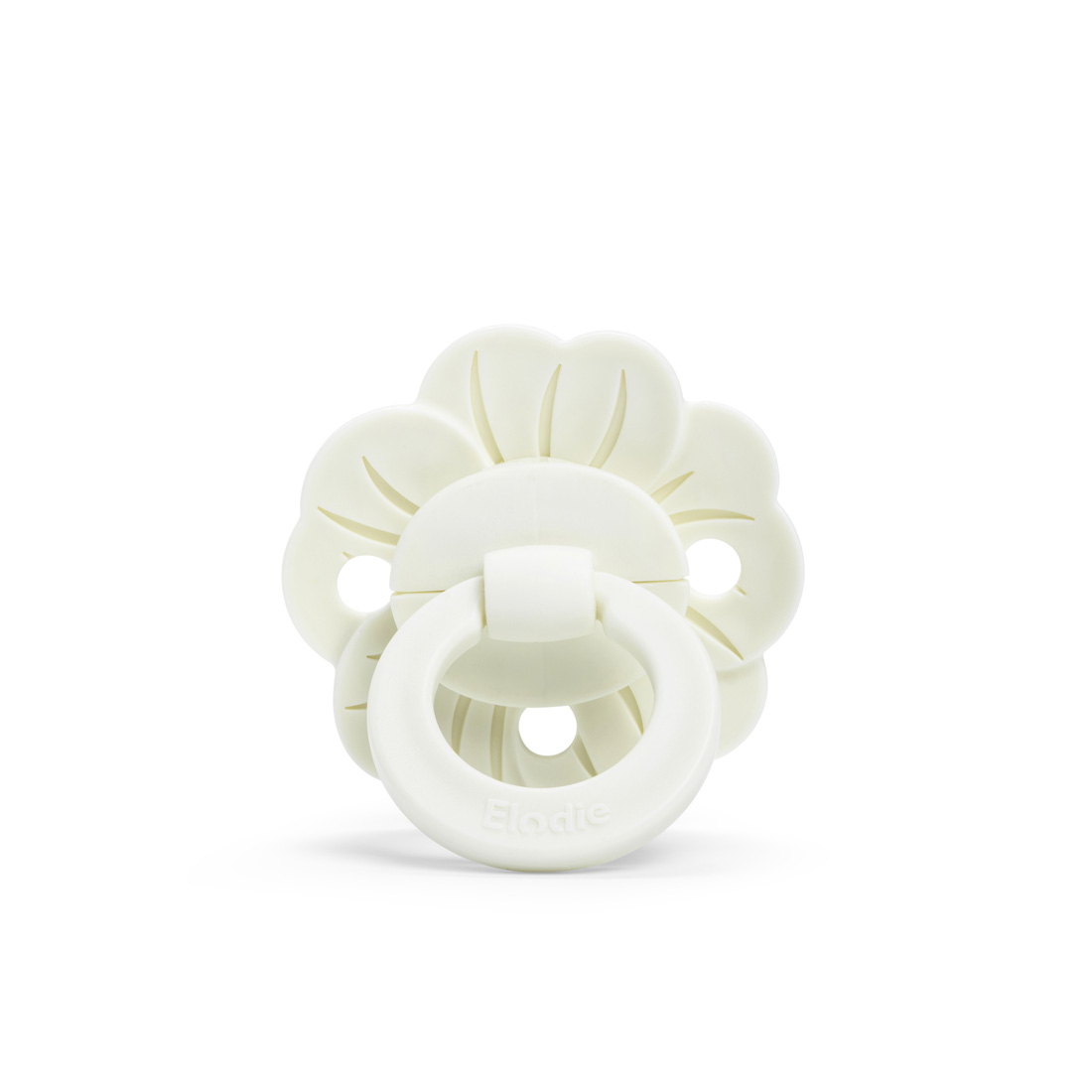 SILICONE PACIFIER BINKY BLOOM VANILLA WHITE(+3M)